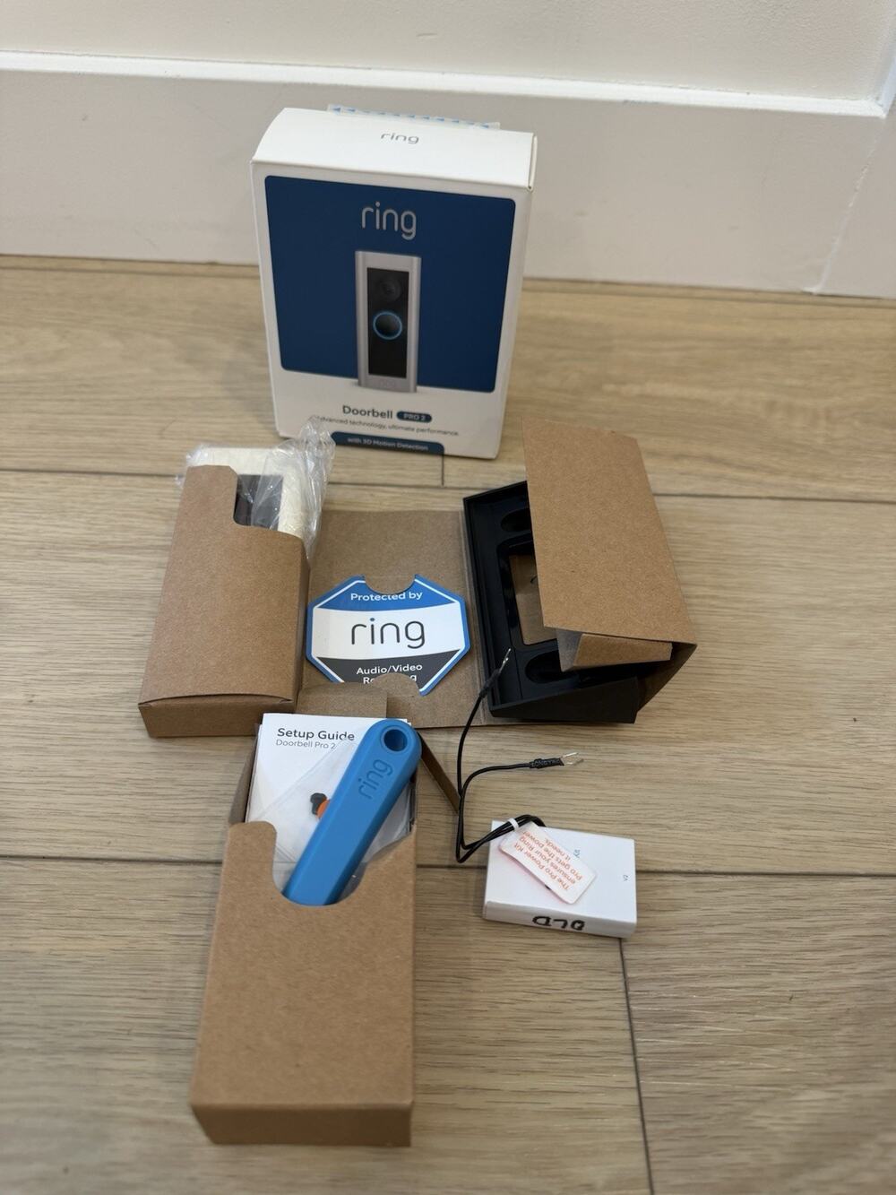 Ring Doorbell PRO 2 Video Doorbell w/ 3D Motion Detection - Satin Nickel